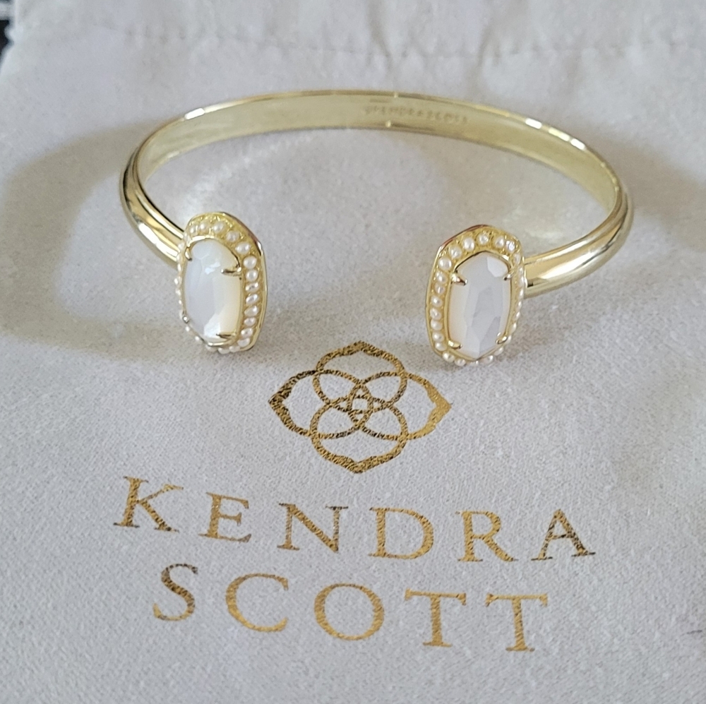 Elton Gold Cuff Bracelet by Kendra Scott